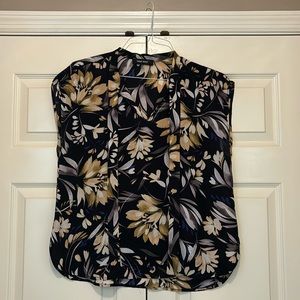 Nine West black business blouse